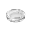 Shinhan C.M Round Single Pan Clear Acrylic Cosmetic Compact, 2.24" Diameter for Bronzer, Blush and Foundation