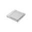 Shinhan C.M Slim Square Single Pan Clear Acrylic Makeup Compact, 2.76" Diameter for Foundation and Pressed Powders