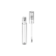 Shinhan C.M 0.2oz /6ml PETG Clear Slim Cylinder Tube with Wand Applicator for Lip Gloss, Lip Oils, Eyebrow Gel, Lip Tint, Concealer or Mascara