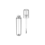 Shinhan C.M 0.2oz /6ml PETG Cylinder Clear Lip Gloss Tube with Rounded Cap and Doe-Foot Applicator