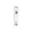Shinhan C.M 0.2oz /6ml PETG Clear Cylinder Lip Gloss Tube with Doe-Foot Applicator
