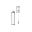 Shinhan C.M 5ml / 0.17oz PETG Clear Cylinder Lip Gloss Tube with Doe Foot Applicator