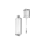 Shinhan C.M 0.1oz /3ml PETG Clear Rectangular Bevelled Lip Gloss and Concealer Tube with Customizable Wand Applicator
