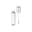 Shinhan C.M 0.1oz /3ml PETG Clear Slim Cylinder Lip Gloss and ConcealerTube with Customizable Wand Applicator