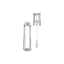 Shinhan C.M 0.1oz /3ml PETG Clear Cylinder Lip Gloss Tube with Wand Applicator