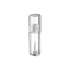 Shinhan C.M 0.2oz /6ml PETG Clear Cylinder Lip Gloss Tube with Domed Cap and Customizable Doe-Foot Applicator