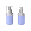 WWP Beauty 0.5oz/15ml PP Airless Pump Bottle with Silver Pump & Clear Overcap