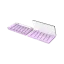 WWP Beauty Rectangular 10-Well ABS Eyeshadow Palette with Clear Top