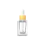 WWP Beauty 0.7oz /21ml Glass Square Dropper Bottle with Bulb Dropper