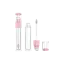 WWP Beauty 0.1oz /3ml PETG Cylinder Dual Ended Lip Gloss Tube with Sponge Tip
