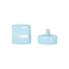 WWP Beauty 35mm 1.4-3.4oz (41ml-101ml) Oval Ophthalmic PE Tube with Oval Screw On Cap