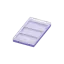 Choebe Group 3-Pan Rectangular ABS Compact with Clear Top