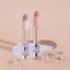 Choebe Group 0.2oz/6ml PETG Cylinder 2-in-1 Lip Gloss/Concealer Tube with Flocked Doe Foot Applicator