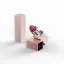 Choebe Group 0.2oz/5.5ml ABS Square Lipstick with Aluminum Shell