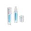 Choebe Group 0.5oz/15ml 18-415 SAN Double-Wall Cylinder Bottle with Serum Pump and Metallic Flush Overcap