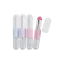 Choebe Group 0.2oz /5.5ml PETG Round Dual Ended Twist-up Lip Stick and Lip Gloss