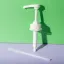 UKPACK Tamper Evident Ribbed 43-410 Food Grade PP Long Nozzle Dispensing Pump for High Viscosity Liquids 8cc Output