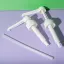 UKPACK Ribbed 38-410 Food Grade PP Dispensing Pump for High Viscosity Liquids 8cc Output