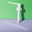 UKPACK Ribbed 38-410 Food Grade PP Dispensing Pump for High Viscosity Liquids 8cc Output