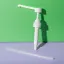 UKPACK Smooth 31-410 Food Grade PP Dispensing Pump for High Viscosity Liquids 5cc Output
