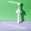 UKPACK Tamper Evident Smooth 43-410 Food Grade PP Dispensing Pump for High Viscosity Liquids 5cc Output
