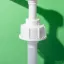 UKPACK Ribbed 54-410 Food Grade PP Dispensing Pump for High Viscosity Liquids with Security Cap 15cc Output
