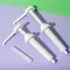 UKPACK Ribbed 43-400 Food Grade PP Dispensing Pump for High Viscosity Liquids 15cc Output