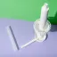 UKPACK Tamper Evident Ribbed 54-410 Food Grade PP Dispensing Pump for High Viscosity Liquids 15cc Output
