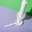 UKPACK Tamper Evident Ribbed 43-410 Food Grade PP Dispensing Pump for High Viscosity Liquids 15cc Output
