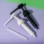 UKPACK Tamper Evident Ribbed 43-410 Food Grade PP Dispensing Pump for High Viscosity Liquids 15cc Output