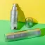 UKPACK 1oz/30ml PET Refillable Dual Chamber Airless Spray Bottle | Dry & Liquid Fresh Mix System