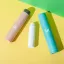 UKPACK 1.7oz/50ml Refillable PP Cylinder Twist-Up Airless Pump Bottle