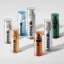 UKPACK 1oz/30ml Glass Refillable Cylinder Airless Pump Bottle