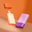 UKPACK 1.7oz/50ml Round PP UV-Resistant Sunscreen Tottle