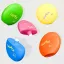 UKPACK 1.0oz/30ml Round HDPE Tottle