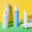 UKPACK 1oz/30ml Refillable PP Cylinder Airless Pump Bottle with 0.2cc Dosage