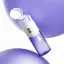 UKPACK 6.8oz/200ml PET Cylinder Make Up Remover Press Bottle with Well Pump and Hinged Cap - 0.5cc Dosage