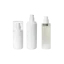 UKPACK 1.7oz/50ml PP Cylinder Airless Pump Bottle with 0.2cc Dosage and Clear Flush Overcap