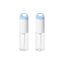 UKPACK 0.1oz/3.7ml PETG Cylinder Mini Lip Gloss Tube with Heart Shaped Keychain Loop & Doe Foot Applicator