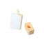 UKPACK 1.0oz/30ml Rectangular HDPE Tottle