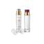 UKPACK 1.7oz/50ml Acrylic Cylinder Dual Chamber Airless Pump Bottle | 2-in-1 25ml Twin Chambers with 1:1 Mixing Ratio