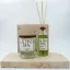 mPackting 200ml / 6.76 oz Round Glass Diffuser Bottle with FSC-Certified Wood Cap – Premium Home Fragrance Packaging Set