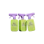 Idealpak 16.9oz/500ml 28-400 PE Flat Rectangular Bottle with PP Smooth Barrel Trigger Sprayer