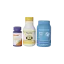 Idealpak 16.9oz/500ml 60-400 Wide-Mouth HDPE Bevel Bottle with Smooth Low-Profile Flip Top Cap