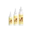 Idealpak 1.7oz/50ml 20-400 Mini PET Cylinder Bottle with Ribbed PP Twist Open Nozzle Applicator for Scalp Treatments
