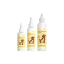 Idealpak 2.7oz/80ml Mini 20-400 PET Cylinder Bottle with Ribbed PP Twist Open Nozzle Applicator for Scalp Treatments