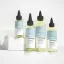 Idealpak 3.4oz/100ml 20-400 PET Cylinder Bottle with Ribbed PP Twist Open Nozzle Applicator for Scalp Treatments