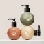 Idealpak 6.8oz/200ml 28-400 PE Spherical Bottle with PP Lotion Pump