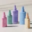 Idealpak 5.1oz/150ml 24-400 PET Asymmetrical Rectangle Bottle with PP Fine Mist Sprayer and Clear Overcap