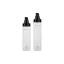 Keyuan Packaging 6.1oz/180ml 24-400 PET Cylinder Bottle with PP Treatment Pump and Flush ABS Overcap